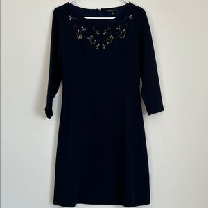 Banana Republic Navy Dress with Accents